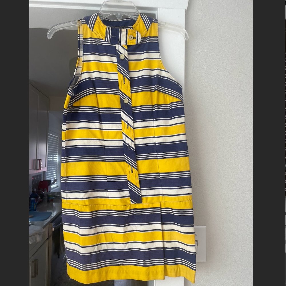 Vintage preppy mini striped dress!
